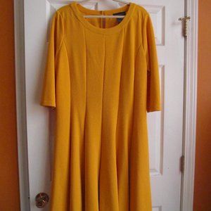 Pique A Line Plus Size Dress